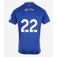 Leicester City Oliver Skipp #22 Domáci futbalový dres 2024-25 Krátky Rukáv